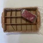 Brownies Pan Divider Tray Ceramic Bonanza Red Copper 9 X 13 Bakeware New. Fixed Price $9.75.
