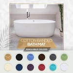 Pack Cotton Banded 985 Gsm Bath Mat Washable 21X34" Shower Utopia Towels. Fixed Price $29.99.