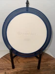 Creuset Enameled Stoneware Blue 09-41 Pie Plate Bake Dish 9.75"X 2". Fixed Price $48.00.