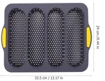 4 Slot French Stick Loaf Bread Pan Tin Molds Cake Baking Kitchen Accessory. Fixed Price $19.00.