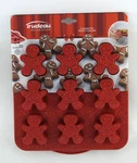 New Trudeau Gingerbread Man Silicone Baking Mold Pan Holiday Cake Chocolate Red. Fixed Price $17.99.