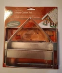 Wilton Gingerbread House Christmas Cookie Cutter Set 3 Piece. Fixed Price $14.99.