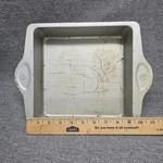 Vintage Airbake Insulated Aluminum 8X8 Square Cake Pan Baking Dish T-fal Logo. Fixed Price $18.70.