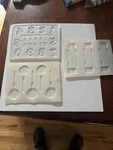 Lorann Lollipop Sheet Mold For High Heat Hard Candy Set Of 4 Flag Bear Birthday. Fixed Price $8.00.