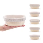 Doyolla Mini Oval Proofing Set (6.5INCH, 5), Sourdough Beige. Fixed Price $51.46.
