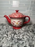 Temptations Old World Cranberry Red Tea Pot 1 Cup Of Kindness Stoneware. Fixed Price $24.99.