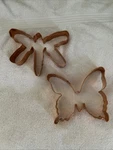 2PC Large Copper Williams- Sonoma Butterfly And Dragonfly Cookie Cutters. Fixed Price $15.00.