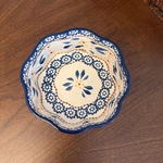 Temp-tations Old World Blue By Tara 6" Diam Fluted Cake Pan. Fixed Price $21.95.