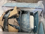 Temp-tations Floral Lace By Tara Old World 20 Pc Bake Ovenware Baking Dish Blue. Fixed Price $220.00.