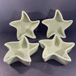 Starfish Shaped Baking Dish Green 1 Cup Mold Baker Chantal 6" Lot Of 4. Fixed Price $21.99.