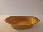 Large Cerutil Stoneware From Portugal Casserole Dish 14.25" X 8". Fixed Price $44.00.