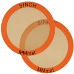 Silicone Baking Mats Set Of 2 Round Non-stick Reusable Air Fryer Linner Bes.... Fixed Price $17.36.