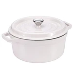 Haushof 5.3QT Enameled Cast Iron Dutch Oven For Bread Baking W/lid Non-stick Pot. Fixed Price $73.99.
