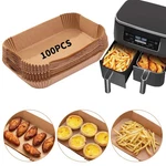 Ecfvtp Air Fryer Disposable Paper Liner, 100PCS Food Grade Parchment Liners For. Fixed Price $20.40.