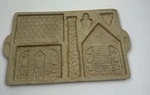 Pampered Chef Stoneware Gingerbread House Mold Cookie Pan. Fixed Price $11.89.