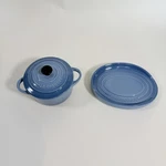 Le Creuset Mini Cocotte Spoon Rest Chambray Stoneware Kitchen Gift. Fixed Price $66.98.