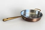 Hearth & Hand 11 Stainless Steel Copper Pan Skillet High Quality - No Lid. Fixed Price $49.95.