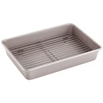 Chefmade Roasting Pan With Rack, 13INCH Nonstick Rectangular Deep Dish Ovenbb.... Fixed Price $79.05.