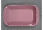 Longaberger 9 X 13 Baking Dish - Pink. Fixed Price $89.00.