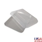 Non-stick Natural Aluminum Baker's Quarter Sheet Pan W/ Lid Baking Storage New. Fixed Price $25.62.