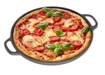 Cast Iron Pizza Pan Pre-seasoned 12 Inch Skillet With Handles Dosa .... Fixed Price $43.58.