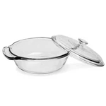 Anchor Hocking 2 Quart Clear Glass Casserole Dish With Cover Made Usa. Fixed Price $46.99.