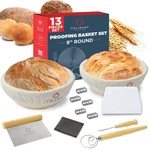 Bread Proofing Basket Set 2 - Round 9" Sourdough Baking Supplies W/l.... Fixed Price $29.98.