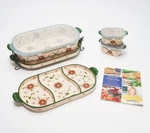 Temp-tations Old World 6-PIECE Baker Set With Cook Book K49075. Fixed Price $89.96.