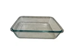Vintage Pyrex 8704 Blue Tint Glass Casserole Dish Cup Square 1 Quart No Lid. Fixed Price $10.69.