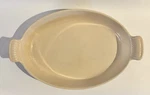 Creuset Casserole #32 Cast Iron Au Gratin Enameled Baker Beige Made France. Fixed Price $95.00.