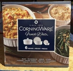 Corningware French White Piece Set 2.5 Qt, 1.5 16 Oz, With Lids Nib. Fixed Price $25.00.