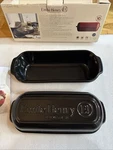 Emile Henry Artisan Large Bread Loaf Baker Black New. Fixed Price $125.00.