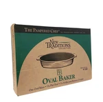 Pampered Chef Traditions Stoneware 2-QUART Oval Baker #1300 Made In Usa. Fixed Price $80.00.
