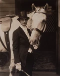 Vtg Edward Steichen Mrs Harold Talbott Long Island Horse Portrait 1934 Mat 12X14. Fixed Price $125.37.