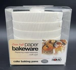 Welcome Home Oven Safe Paper Bakeware Cake Baking Pan 4 Pieces. Fixed Price $8.99.