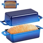 Heavy Duty Cast Iron Loaf Pan Set Enamel Coated Sourdough Bread Baking 2 Pack Us. Fixed Price $43.60.