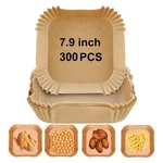 300 Pcs 7.9 Inch Square Air Fryer Baking Paper Liners, Non-stick Parchment Pa.... Fixed Price $34.32.