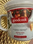 Goodcook Ceramic Mug With Vented Lid, Count (pack Of 1), White. Fixed Price $16.19.