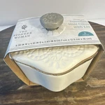 The Pioneer Woman Snowflake Mini Cocotte White With Lid 2-PIECE Set. Fixed Price $13.00.
