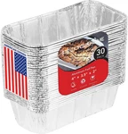 Stock Your Home 1 Lb Aluminum Foil Mini Loaf Pans (30 Pack) Disposable Small. Fixed Price $23.50.