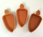 Lot Of Chantal Orange Carrot Shaped Bakeware Serving Dishes Bowls 93-CA15 2CUP. Fixed Price $37.88.