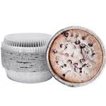 7'' Inch Round Tin Foil Pans Disposable Aluminum With Clear Lids (30 Pac.... Fixed Price $17.09.