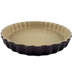 Creuset Cassis Purple Stoneware Fluted Tart Quiche Dish 9.5 Inch 14-50. Fixed Price $145.00.