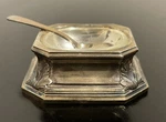 Antique Emile Puiforcat French Sterling Silver Salt Cellar Circa 1890S. Fixed Price $350.00.