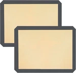 Silicon Baking Mats, 15.7"X11.8" 2-PACK Reusable In, Gray. Fixed Price $11.99.