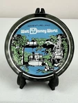 Vintage Disney World Adventureland Small Round Glass Ashtray Trinket Dish. Fixed Price $7.59.