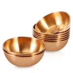 Amytalk 8 Pack 3.2INCH Stainless Steel Dishes Mini Individual Saucers Bowl. Fixed Price $33.88.