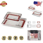 Commercial Bun Pan Combo: 1/4 & 1/8 Ss Baking Sheet, Non-stick Mat, Rack. Fixed Price $88.19.
