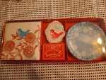 Sweet Tweets Celebration Kit/studio OH!-12 NAPKINS/12 PLATES/12 Treat Toppers-ni. Fixed Price $21.99.