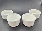 White Ceramic Ramekins Set Of 4 - Mixed Brands Food Network & Bhg. Fixed Price $16.00.